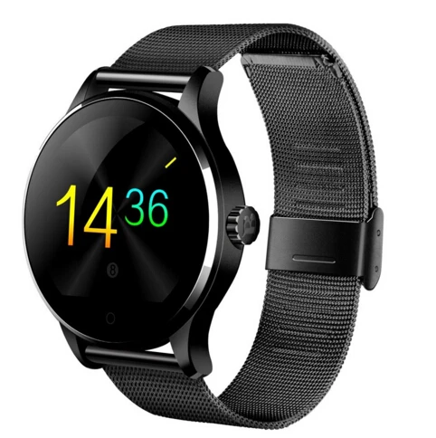 IAXSEE K88H Смарт часы Bluetooth Dail вызов сообщение Smartwatch телефон монитор сердечного ритма наручные часы для Android IOS Xiaomi huawei - Цвет: Black Steel Strap