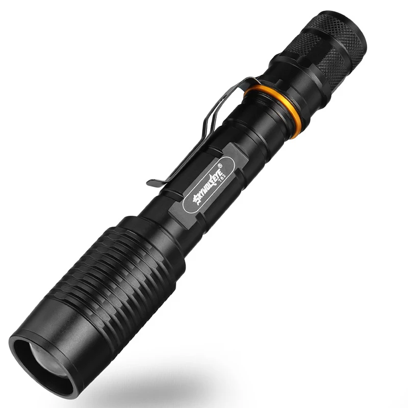 

LED Flashlight With Rechargeable 18650 Cell For Outdoor Waterproof Durable