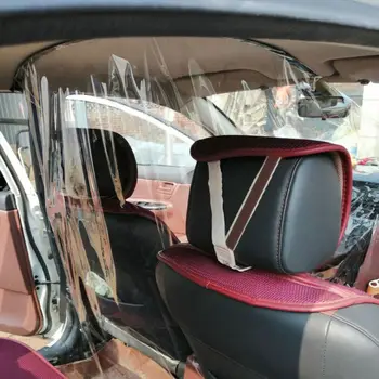 

New Car Protection Partition Screen Taxi Driver Cab Isolation Film Transparent Anti-droplet Protective Film Interior