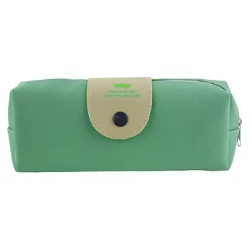 

Fresh Solid Candy Color Mustache Pattern Pu Leather Pencil Bag Pen Bag Fod