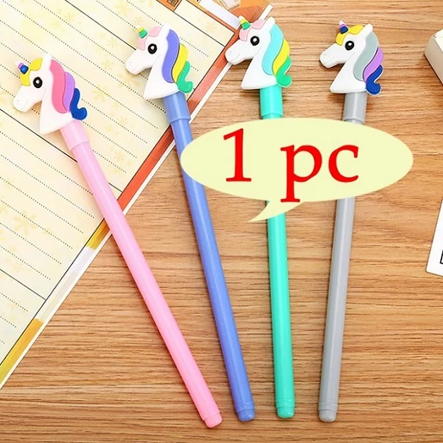 1 pc Корейские креативные гелевые ручки, канцелярские принадлежности, Мультяшные Милые серые кошки, черные нейтральные ручки, офисные и школьные принадлежности - Цвет: 1 pc