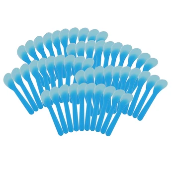 

50pcs DIY Plastic Facial Face Mask Stick Cream Mixing Spatulas Spoon Makeup Cosmetic Make Up Tools Eye Shadow Applicator