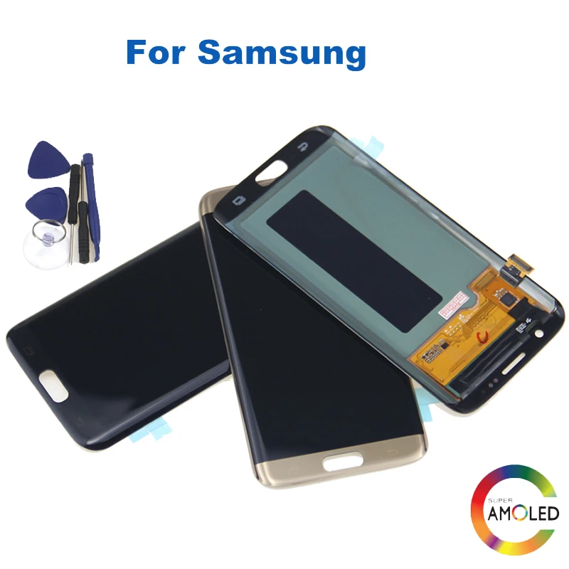 Sm-g935f ЖК-дисплей для Samsung Galaxy S7 Edge G935F ЖК-экран дигитайзер сборка Замена | Мобильные