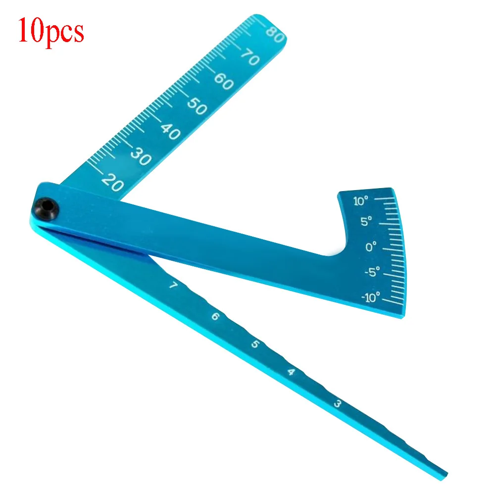 10pcs 3 in 1 Camber Gauge Metal Set Up Tool chassis Suspension Wheel Ride Height YT-0056 1/8 1/10 RC Road Car | Игрушки и хобби