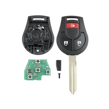 

3-Key Cwtwb1U751 Cwtwb1U816+Id46 Chip 315 Frequency Plastic Electronic Alloy Automobile Parts Car Spare Key For Nissan