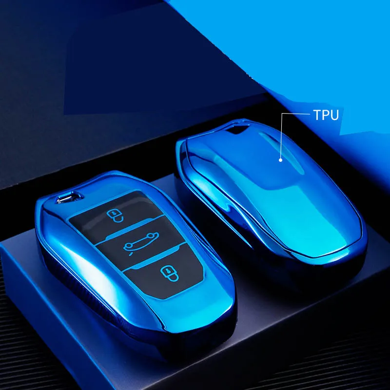 Nuova copertura completa della cassa chiave dell'automobile di TPU per Peugeot 308 408 508 2008 3008 4008 5008 Citroen C4 C4L C6 C3-XR Smart Shell accessori Auto - H35fc692e29a449bc9313cbcf2afa331ap