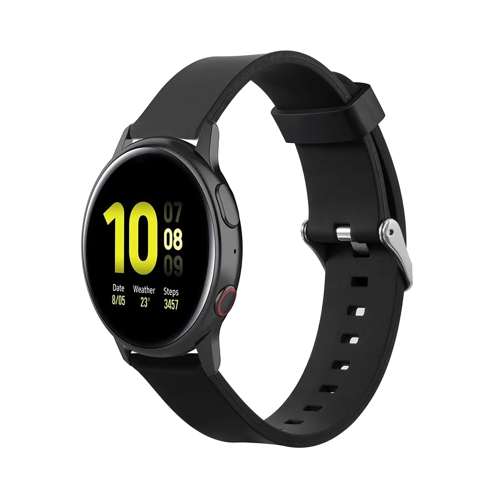 Силиконовые ремешки для часов для samsung Galaxy Watch Active 2 Ремешки для наручных часов