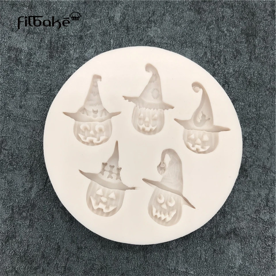 DIY Хэллоуин Тыква Голова 3D силиконовые формы Sugarcraft украшения торта помадка формы пищевого качества для украшения торта