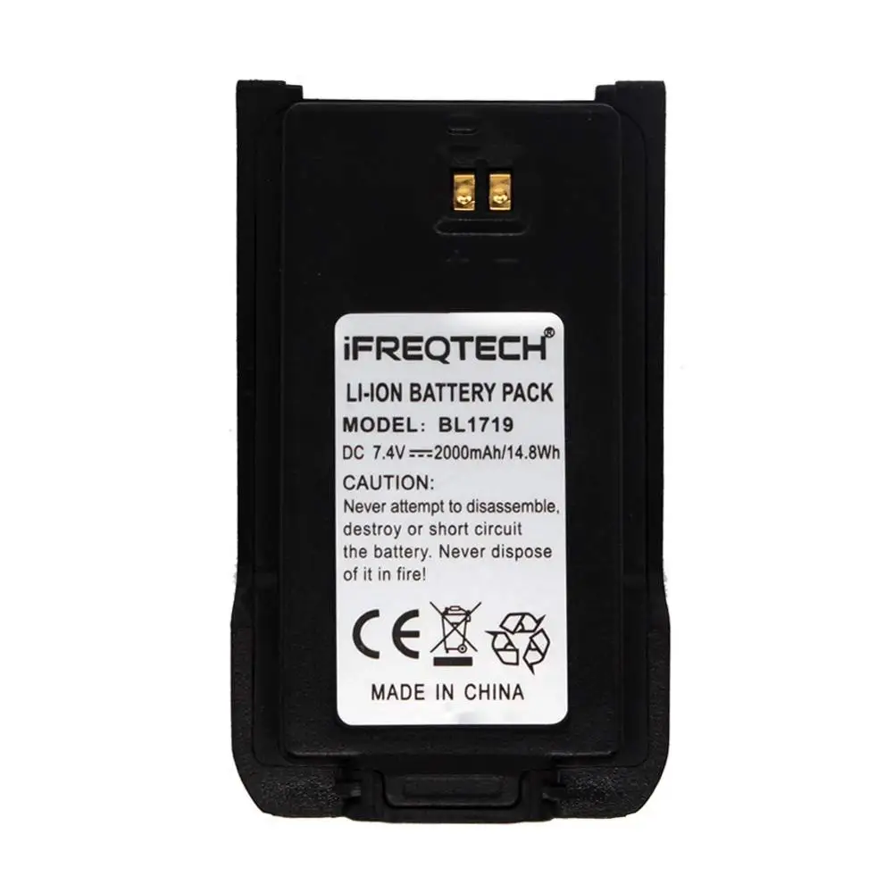BL1719-batería de iones de litio para HYTERA HYT, TC-508, TC-446S, TC-518, TC-580, TC-500S, TC-585, Radio, TC-560, BL1301, 1650mAh, 1300mAh