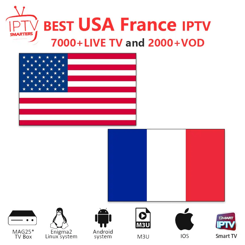 

iptv subscription France IPTV M3U IPTV 7000+Live HD channels for m3u mag box smart tv USA iptv M3U code sports adults free test