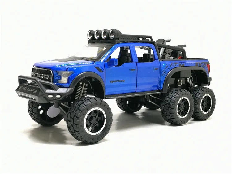 Лидер продаж 1:28 литая модель внедорожника FORD RAPTOR металлическая автомобиля