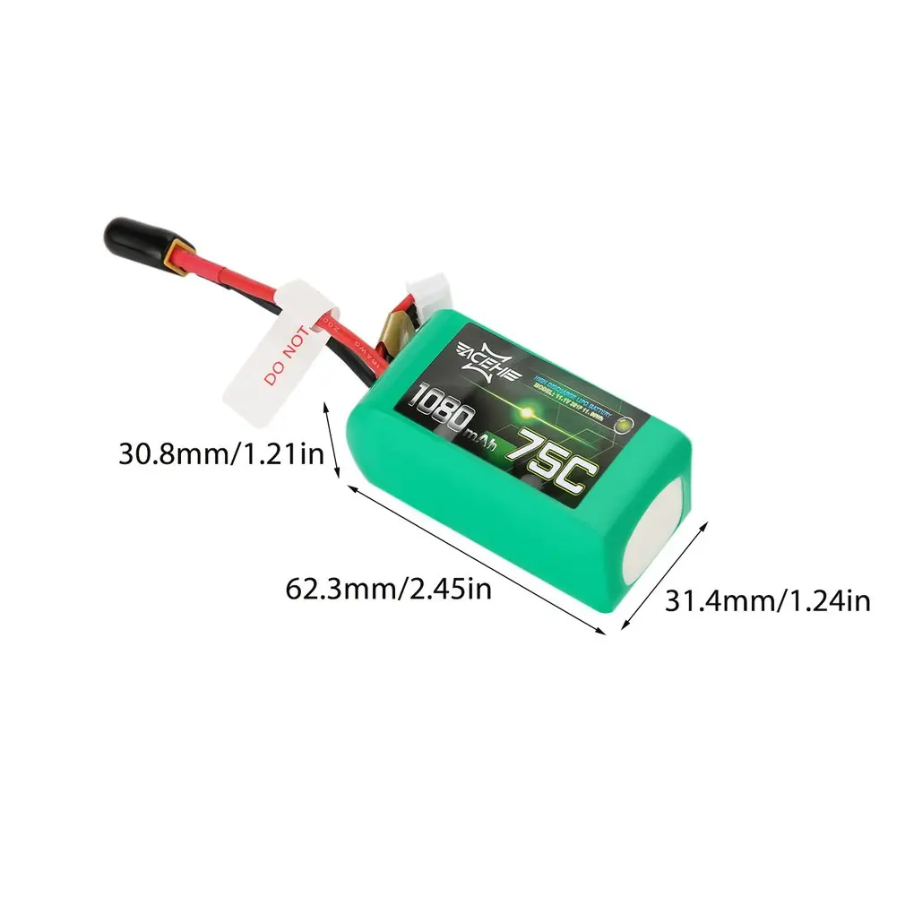 ACEHE 11,1 V 1080mAh 75C Lipo батарея 3S1P 11.99WH батарея с высоким током разрядки с TX30 вилкой для RC Raing Quacopter автомобиля лодки