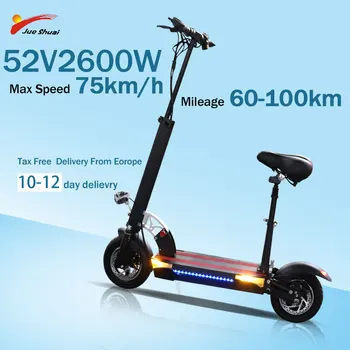 

26 Ah 48V Battery Adult Electric Scooter 500W Foldable Hoverboard WITH Removeable Seat LCD Display Frontlight Kick Scooters