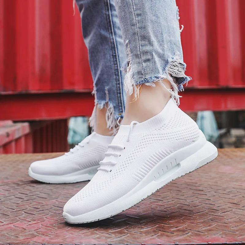 

2020 Spring And Summer New Style Fashion Korean-style Slip-on wa zi xie Breathable Fly Woven Loafers WOMEN'S Casual Shoes