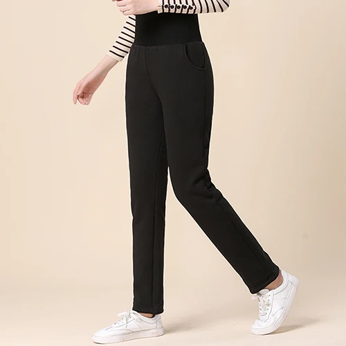 Style2-Black Tataria, женские зимние штаны для женщин, кашемировые теплые штаны-шаровары, женские бархатные утепленные спортивные штаны, женские брюки - Цвет: Style2-Black