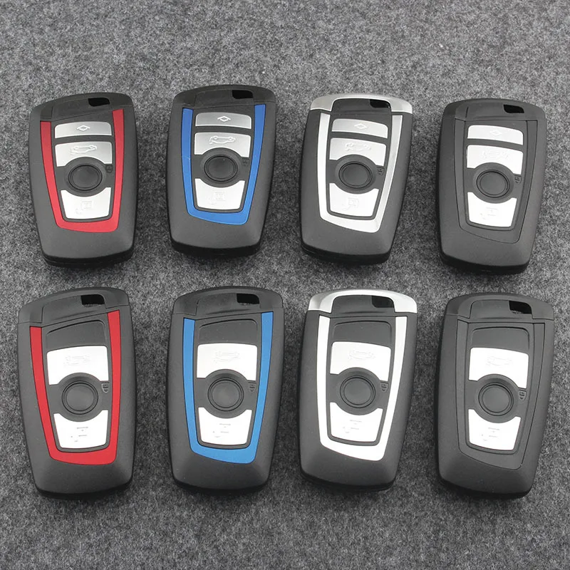 New colorful replacement smart key shell FOB housing case with Uncut Blade For BMW 1 3 5 Series F10 F20 F30 F40 | Автомобили и
