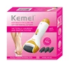 Kemei Durable Electric Sawing Foot File Foot Care Tool Pedicure Machine Grinding Peel Skin Roller Callus Remover File Foot Heel 3