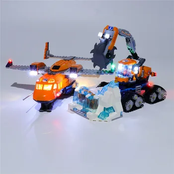 

USB Powered Building Blocks LED Lighting Kit for Arctic Supply Plane 60196 blocks accessories (LED Included Only, No Kit)