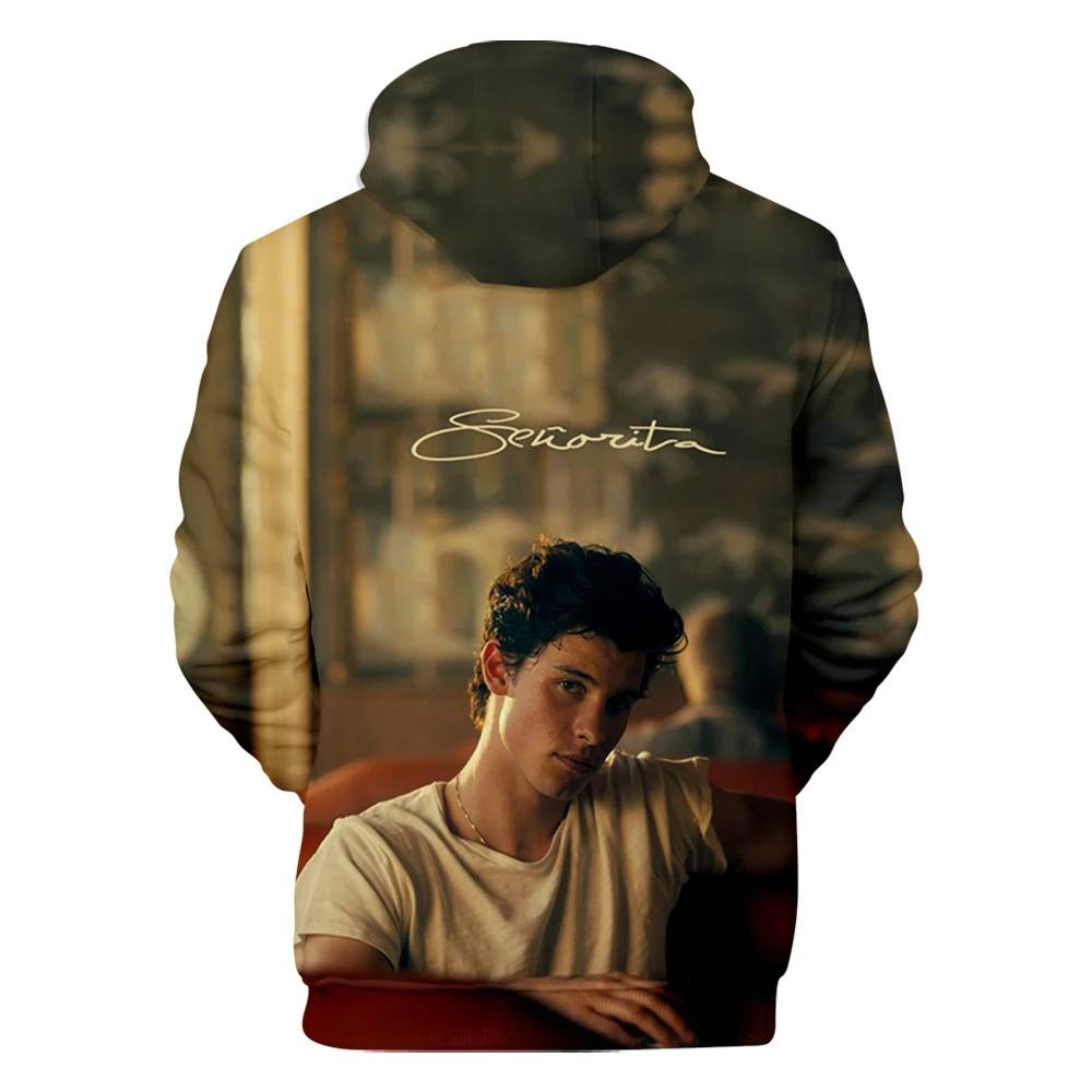 Senorita Camila Cabello& shawn mendes 3D Harajuku hoodies Sweatshirt New Women/men/Kids Parent-child Hoodies Sweatshirt