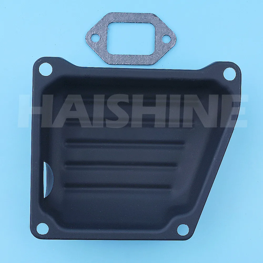 Muffler Exhaust Front Cover Gasket Kit For Stihl 064 066 MS650 MS660 Chainsaw Dual Port Type Replacement Spare Part