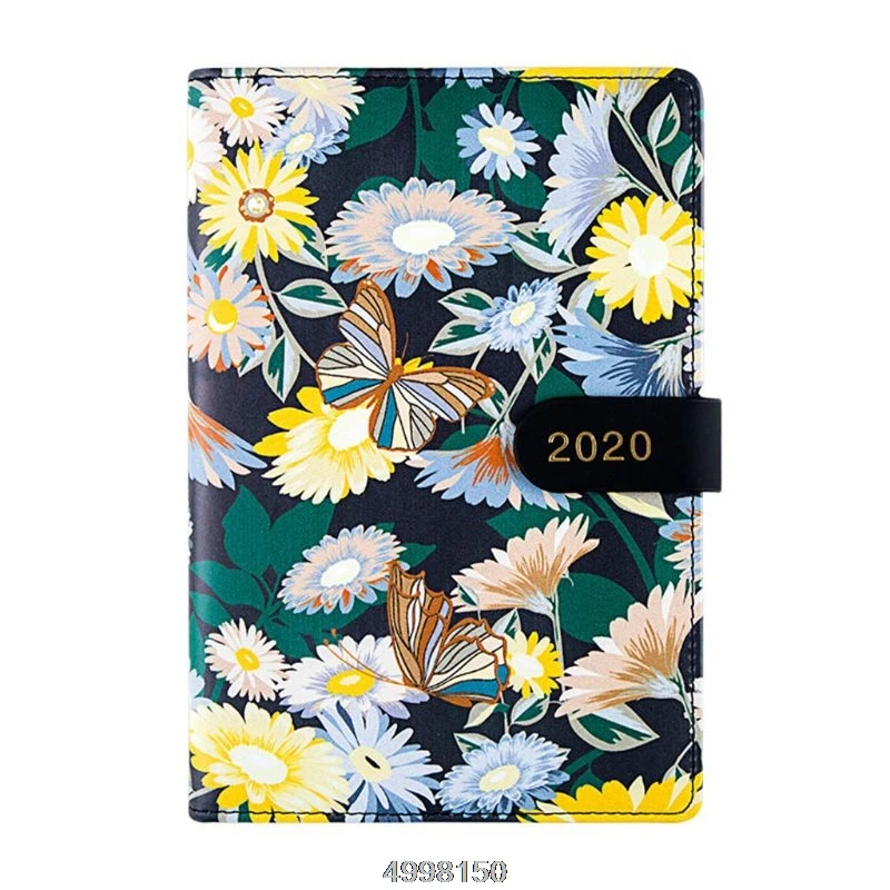 

Agenda 2020 Planner Orgainzer A5 Diary Grid Notebook Kawaii Korean Monthly Book