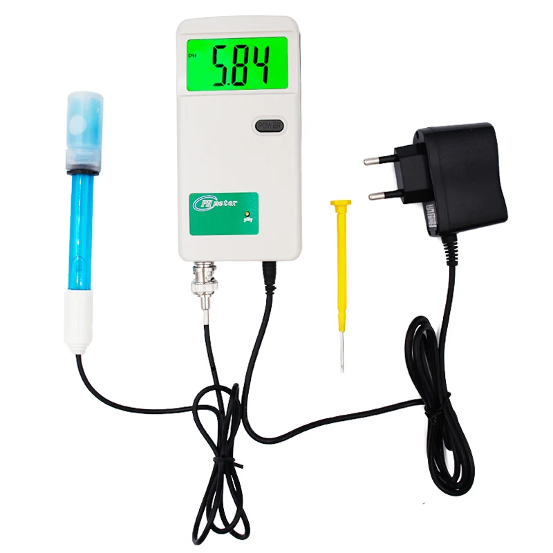 

Purity PH Meter Digital Water Tester for Biology Chemical Laboratory 0.00-14.00PH Analyzer