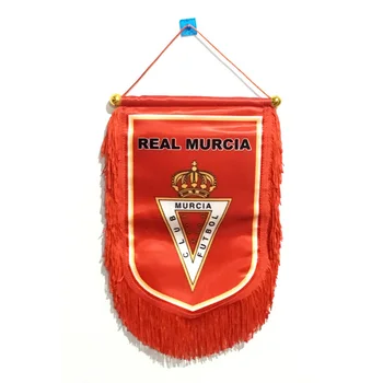 

Spain Real Murcia CF 30cm*20cm Size Double Sides Christmas Decorations for Home Hanging Flag Banner Gifts