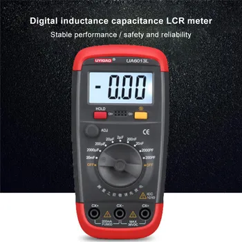 

UYIGAO Capacitance Meters UA6013L capacimetro digital Auto Range Digital LCD Capacitor inductance meter lc capacitance meter