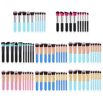 

10 Pcs Makeup Brushes Set Cosmetics Makeup Tool Powder Eyeshadow Cosmetic Set
