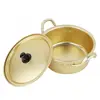 Korean Ramen Noodle Pot Aluminum Stockpot Soup Pot Small Hot Pot W Lid Fast Heating Noodle Cooking Pan Kitchen Cookware 5