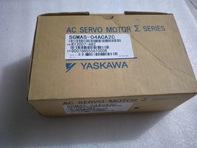 Новый и оригинальный yaskawa Серводвигатель Япония переменного тока SGMAS-04ACA2C моторы |