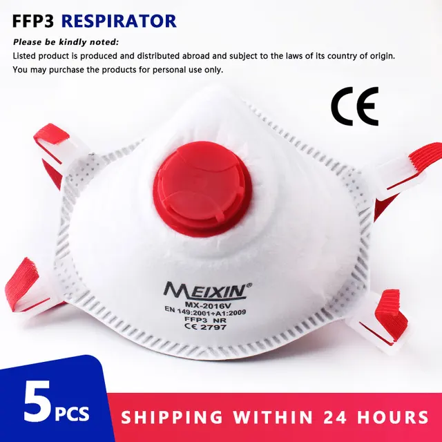 US $91.34  Dust Anti Proof FFP3 Masks N95 Mask Protective Masks N99 Face Mask Medical Anti-pollution Safety Fi