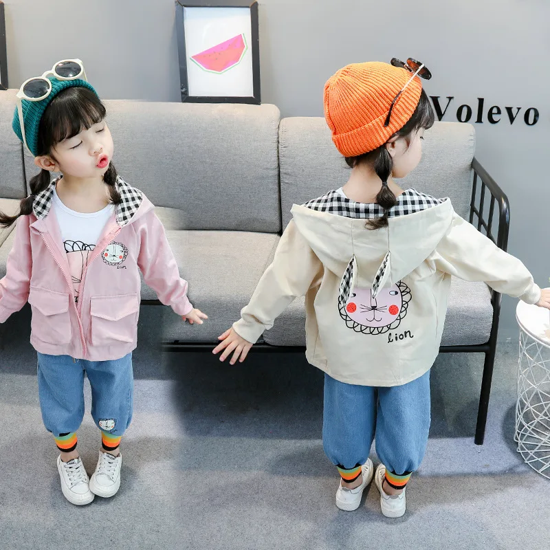 

Childrenswear Girls' Sweater Three-piece Set Spring And Autumn Cotton Baby Girls Set 0-5-Year-Old Children Sports Jackets