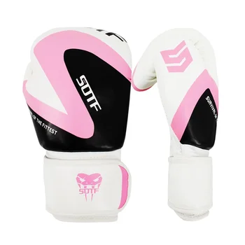 

PU LEATHER Boxing Gloves for Sandbag Punch Training MMA Muay Thai Sanda Karate Mitt Equipment