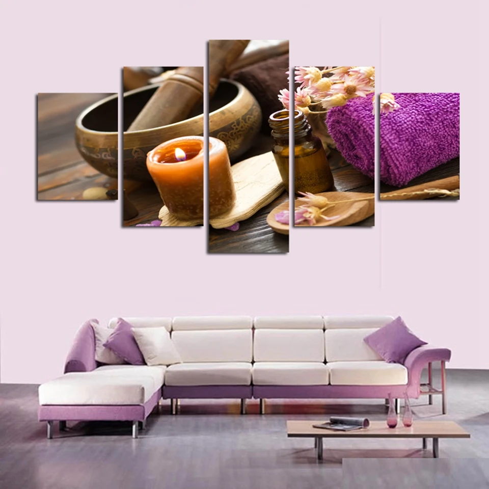 Настенные картины на холсте рамка для домашнего декора Постер гостиной 5 шт.