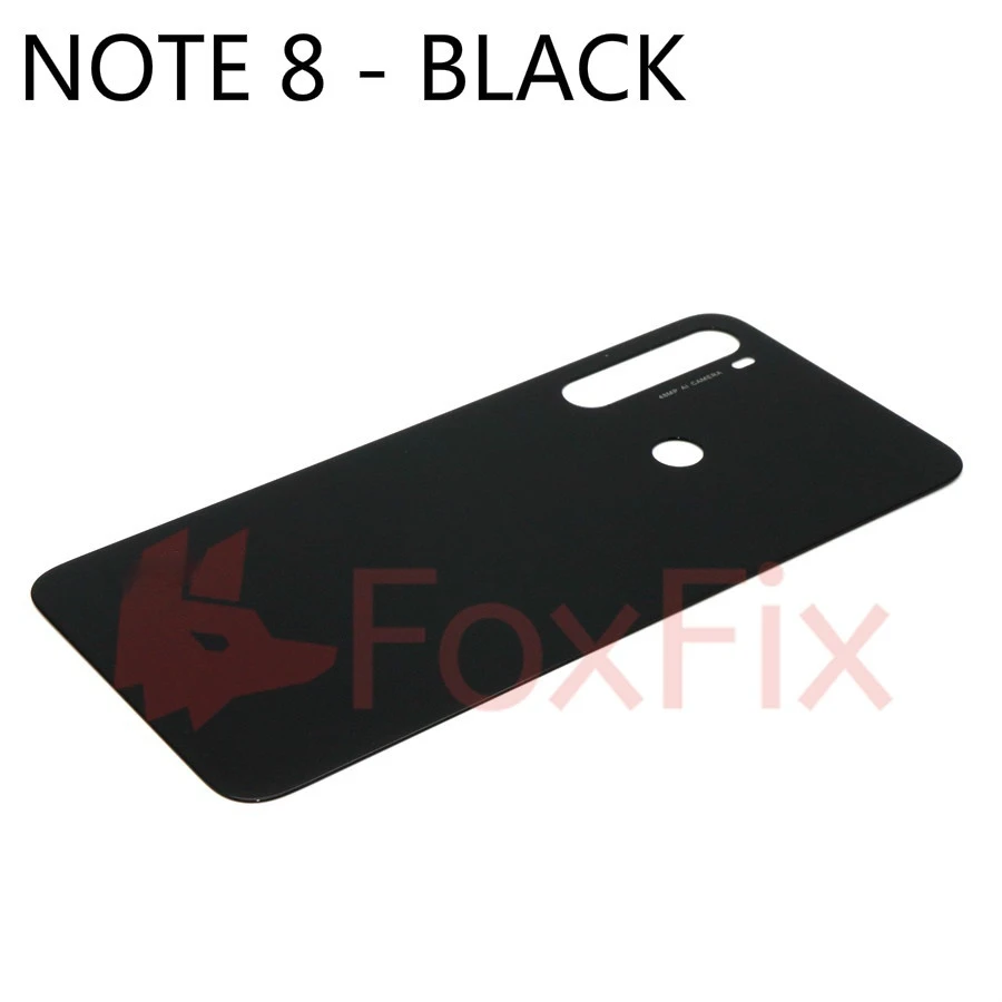 transparent mobile frame Back Glass Cover For Xiaomi Redmi Note 8 Pro Battery Back Cover Replacement Note8 Rear Housing Door Clear Case Repair Parts mobile phone housings Housings & Frames