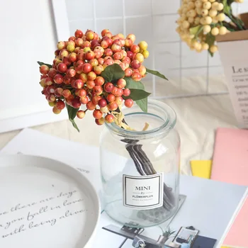 

Artificial Berry Plant Bundle Simulation Berry Branch Bouquet Home Decor Fake Plant