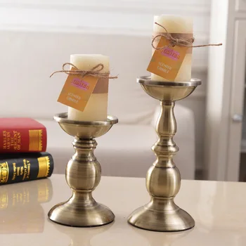 

Metal Candle Holder Flower Vase Bronze Candelabra Fashion Wedding Candle Stand Exquisite Metal Lantern Gold Home Decor CC50zt