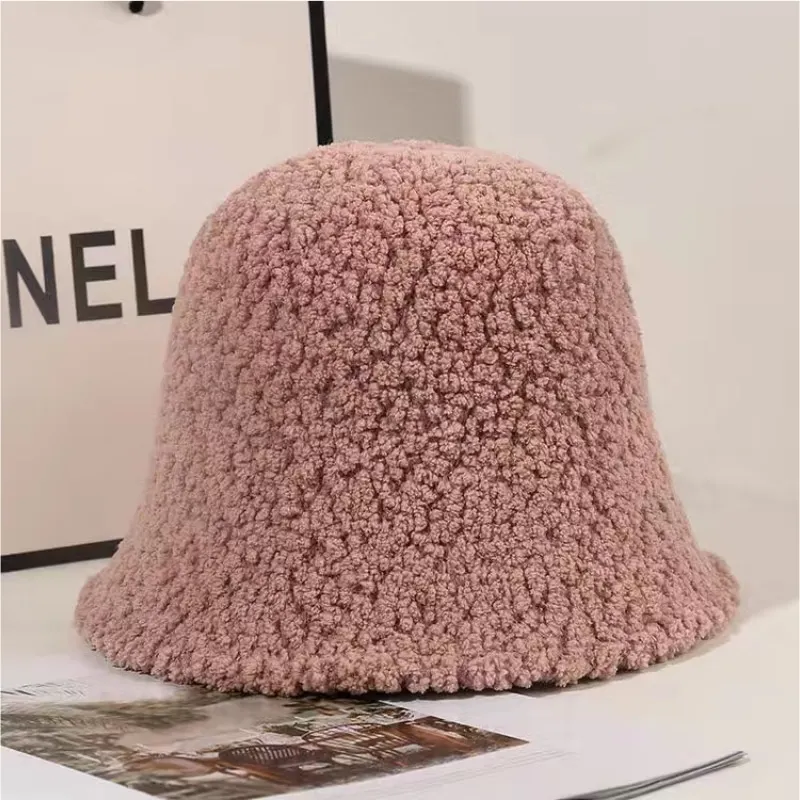 winter bucket hat Winter Solid Color Wool Bucket Hats for Women Autumn Panama Outdoor Warm Bob Fisherman Hat Vintage Knitting Bucket Hat Basin Cap cool bucket hats Bucket Hats