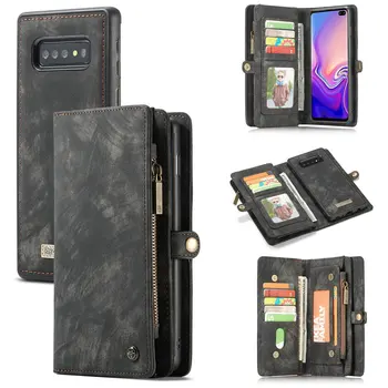

Case for Samsung Galaxy S7 Edge S8 S9 S10 Plus S10E Note 8 9 10 A20 A30 A40 A50 A70 A80 Leather Cover Multi-functional Wallet