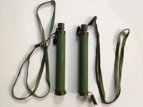 Supply Camouflage B- Type Individual Straw, Open Country Straw Water Purifier