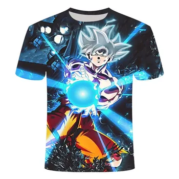

T-shirt dragon ball boy short-sleeved shirt unisex summer dragon ball goku t-shirt male t-shirt 3D printing