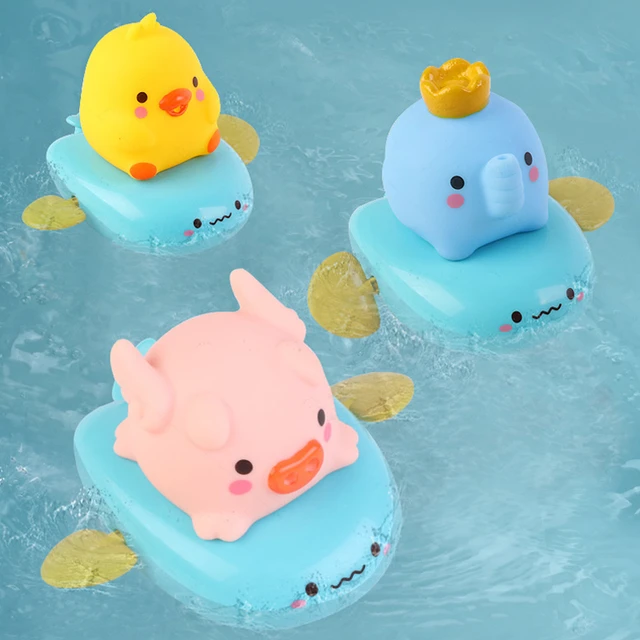 Duck Bath Toys for Kids Tumbler Bathroom Gadgets Bathtub Water Amusement  Shower Bathing Toy for Toddler 6 To 12 Months