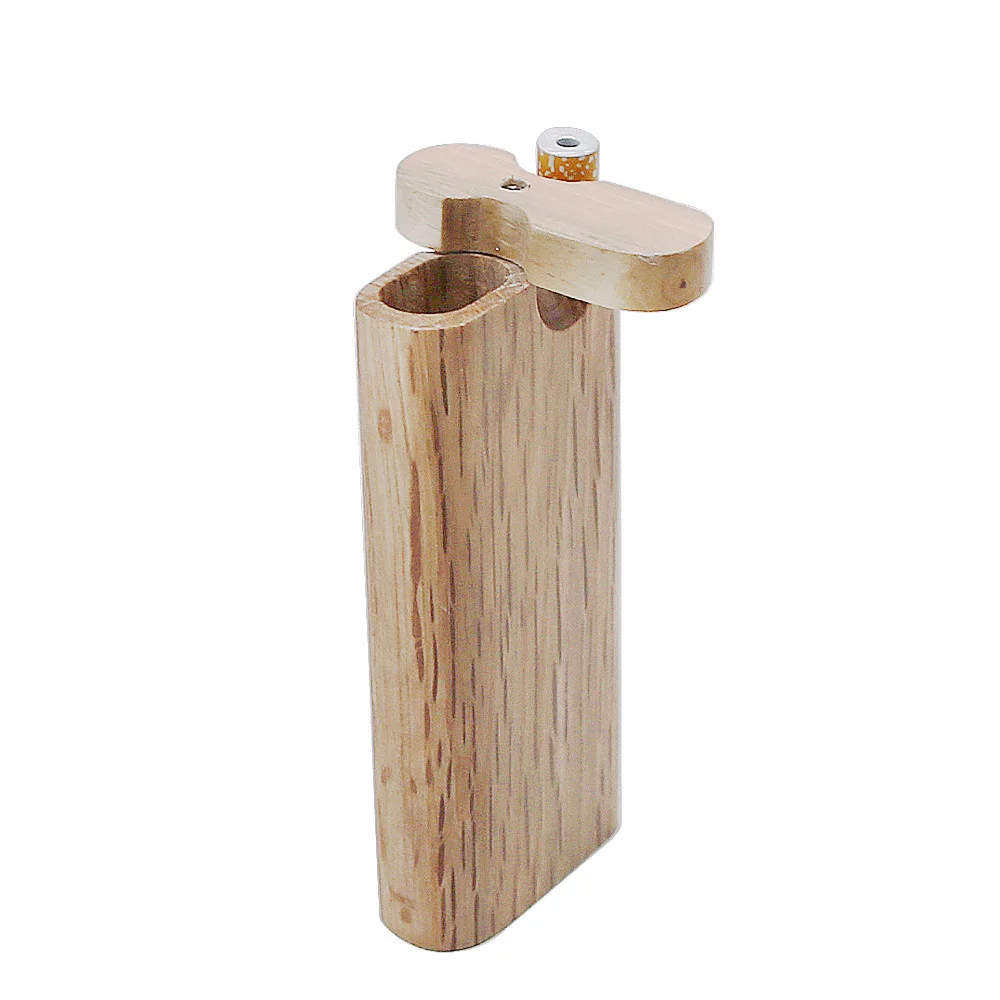 HORNET DANGER Wood Dugout Box Контейнер для хранения табака+ керамический держатель для сигарет