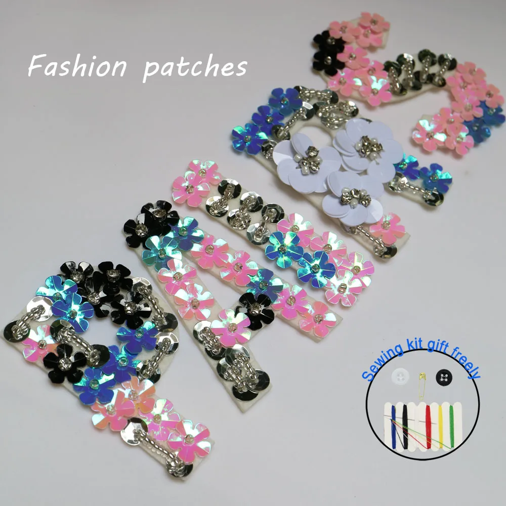 beaded patches