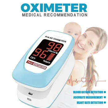 

In Stock! Portable Finger Oximeter Fingertip Pulsoximeter Pulse Oximeter Blood Pressure Pulse Heart Rate Monitor Without Battery