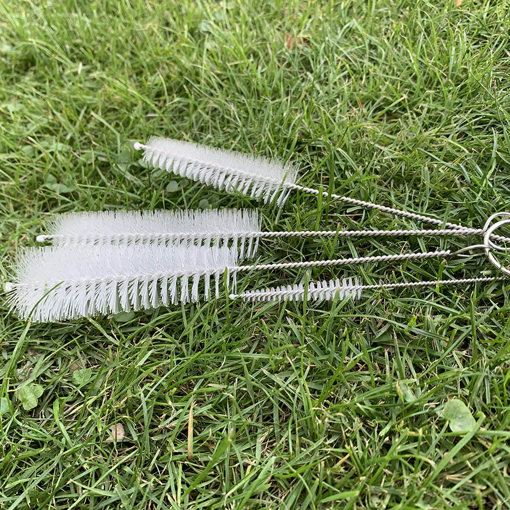 4pcs/set Stainless Steel Nylon Cleaning Brush for Shisha Hookah Sheecha/Chicha/Narguile Accessories hookah accessories hookah cleaning brush cleaning accessories