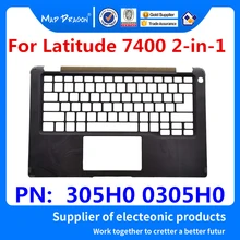 Ноутбук Упор для рук верхнюю крышку верхний чехол черного C shell для Dell Latitude 7400 2-в-1 EDB41 305H0 0305H0 AM2CD000212