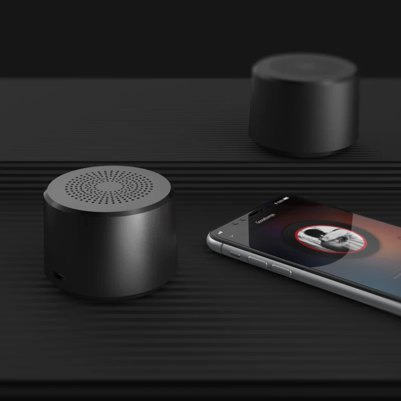 2019 круглая портативная Мини Беспроводная Bluetooth Колонка сабвуфер Smart Голосовое