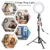 Led Video Ring Light с 51 дюймовой Штативной Подставкой Держатель Телефона Selfie Ringlight для Youtube Makeup Video Live Lighting Photography